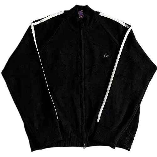 corteiz zip up Knit fleece